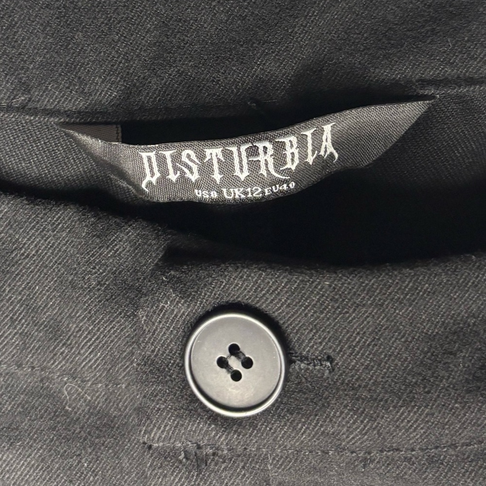 Disturbia Pants - Gambit Spliced Check Tapered Trousers - Picture 4 of 7